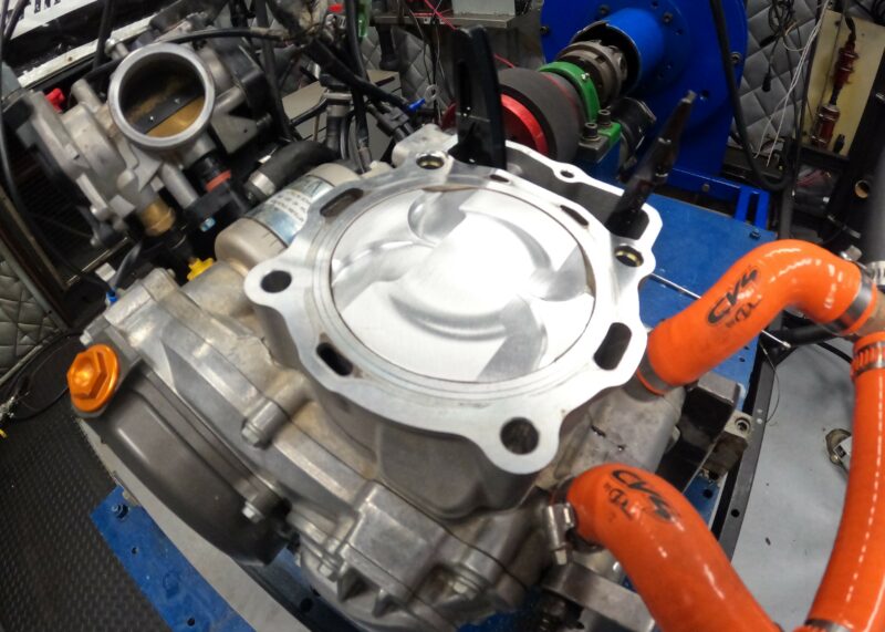 Wiseco KTM engine on Dyno
